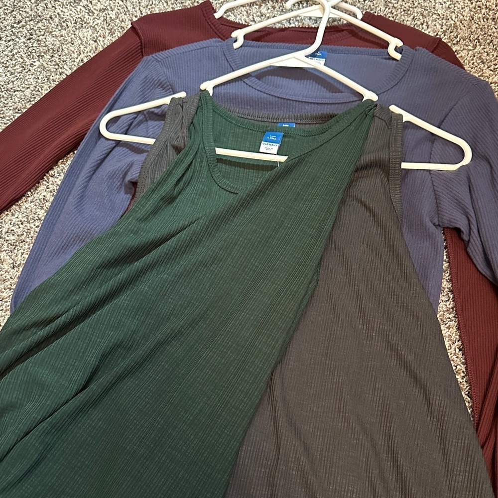 Old Navy Ribbed Top Set Large Tall